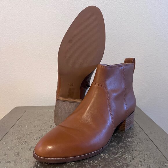 Madewell Camden Leather Ankle Booties (Style M4711) - Picture 3 of 7